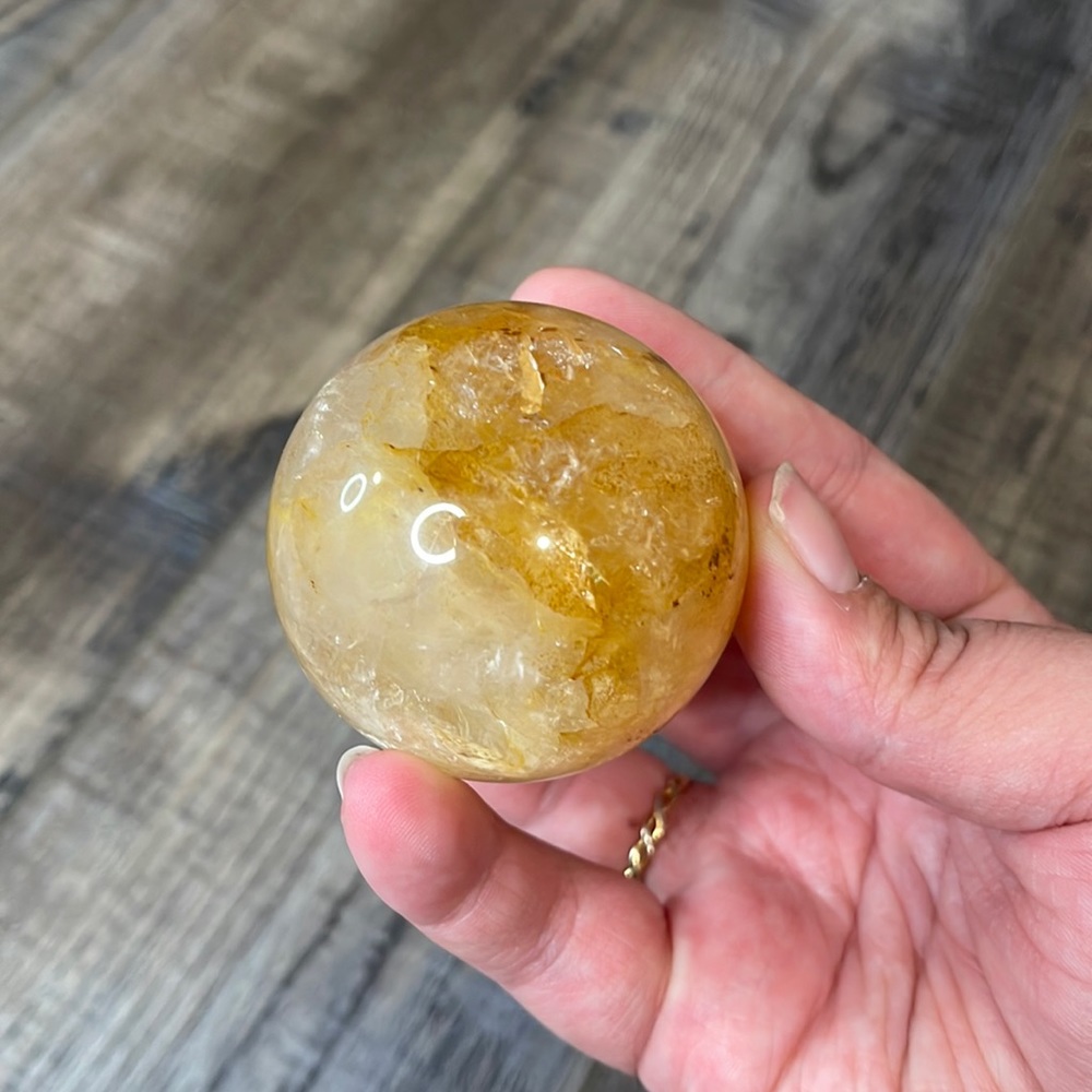 Golden Healer Crystal Sphere✨